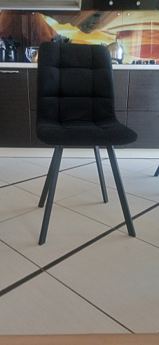 Комплект стульев Чилли 4 шт темно-серый / черный фото покупателя 334