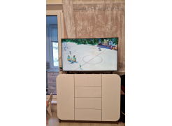 Комод Мебелеф - 37 ясень шимо тёмный / белоснежный глянец фото покупателя 2