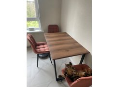 Стол Лота Лофт 120 25 мм сабия / черный матовый фото покупателя 54