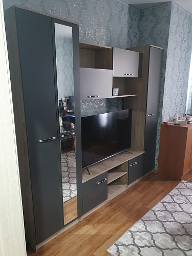 Готовая гостиная Бертелена дуб крафт серый / серый графит фото покупателя 64