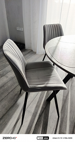 Комплект стульев Вейв 4 шт светло-серый / черный фото покупателя 343