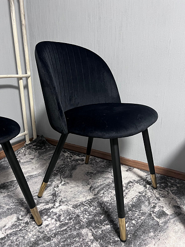 Стул на металлокаркасе Gabi gray / black фото покупателя 557