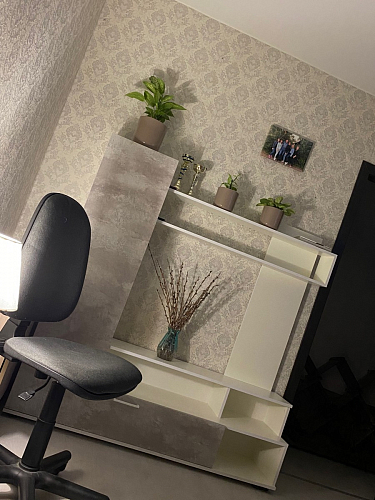 Готовая гостиная Jimenez дуб венге / белый глянец фото покупателя 73