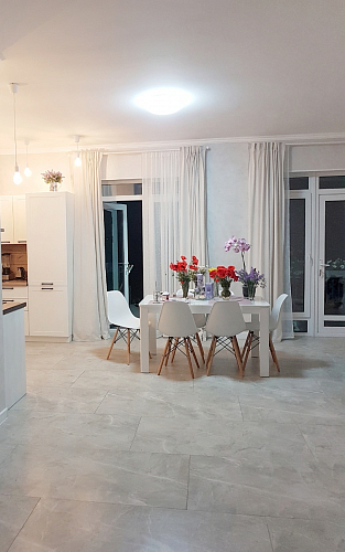 Пластиковый стул Eames PC-015 серо-голубой / дерево фото покупателя 8