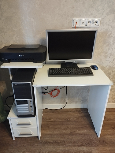 Компьютерный стол Джаз-24 левый дуб сонома фото покупателя 105