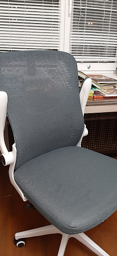 Компьютерное кресло Konfi light gray / white фото покупателя 74