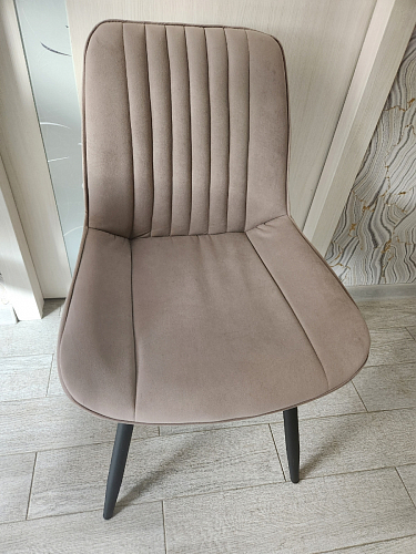 Комплект стульев Вейв 4 шт светло-серый / черный фото покупателя 334