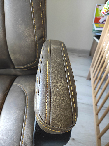 Компьютерное кресло Leo коричневое фото покупателя 2