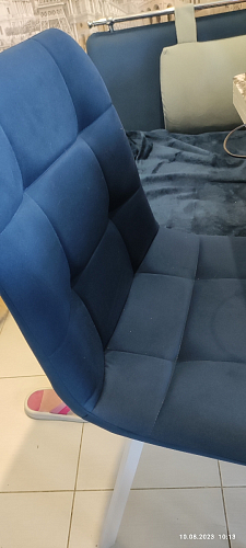 Комплект стульев Чилли 4 шт темно-серый / черный фото покупателя 100