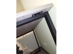 Стол Лота Лофт 140 25 мм черный матовый / бетон фото покупателя 960