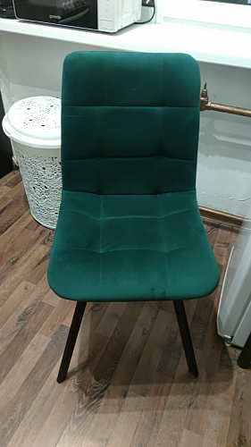 Стул на металлокаркасе Чилли синий / белый фото покупателя 1346