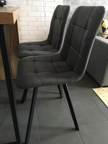 Стул на металлокаркасе Чилли бирюзовый / черный фото покупателя 1000