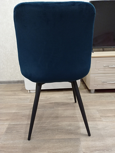 Стул на металлокаркасе Fox голубой фото покупателя 1