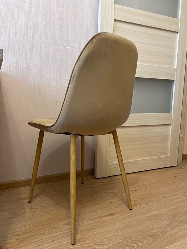 Стул на металлокаркасе Capri dark beige / white фото покупателя 40