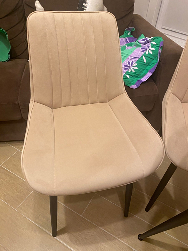 Стул на металлокаркасе Седа К кирпичный / черный фото покупателя 24