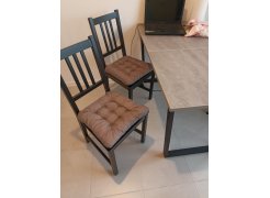 Стол Лота Лофт 140 25 мм черный матовый / бетон фото покупателя 888