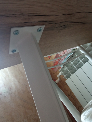 Стол Тринити Лофт 120 25 мм черный матовый / дуб делано темный фото покупателя 143