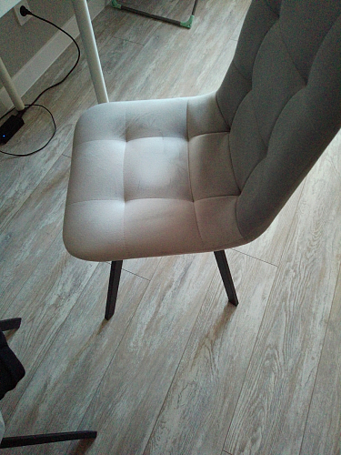 Стул на металлокаркасе Чилли зеленый / черный фото покупателя 713