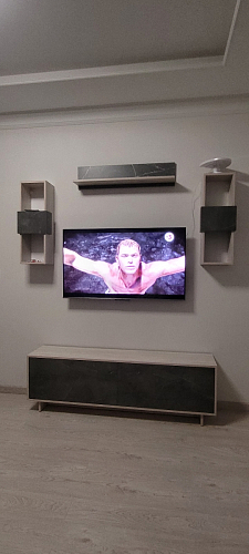 Готовая гостиная Огюст Мини дуб золотой / каспий светлый фото покупателя 1