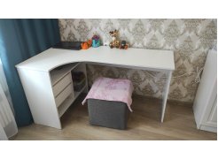 Письменный стол СПм-25 правый белый фото покупателя 56