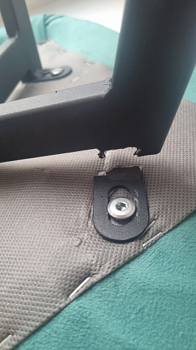 Стул на металлокаркасе Чилли К темно-серый (velutto 32) / черный фото покупателя 341