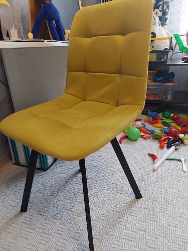 Стул Чилли 2 темно-серый  / черный фото покупателя 1193