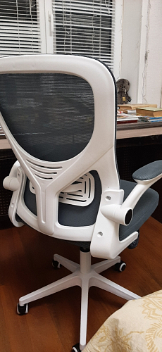 Компьютерное кресло Konfi gray / blue / white фото покупателя 51