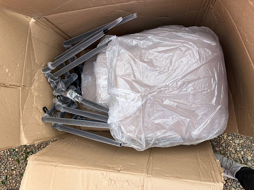 Стул на металлокаркасе Седа К кирпичный / черный фото покупателя 105