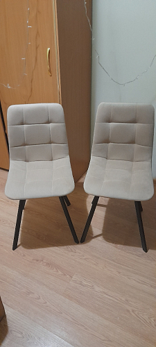 Комплект стульев Чилли 2 шт бежевый / черный фото покупателя 1184