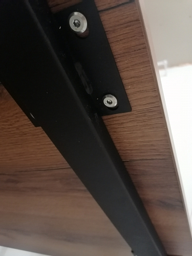 Деревянный стол Лота Лофт 140х80 черный матовый / бетон светлый фото покупателя 239