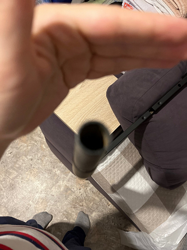 Стул на металлокаркасе Seda 1 latte / black / gold фото покупателя 27