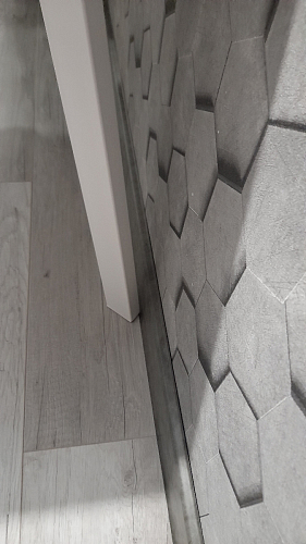 Стол Тринити Лофт 140 25 мм дуб делано темный / белый фото покупателя 137