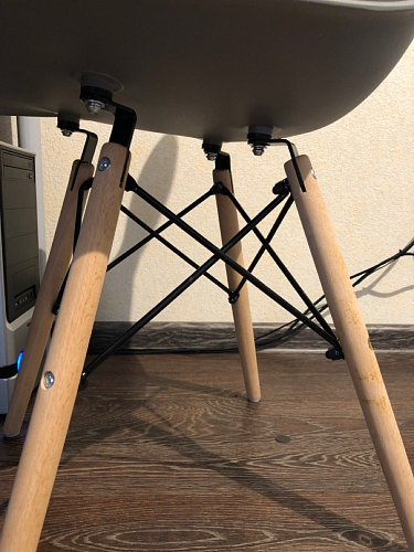 Пластиковый стул Eames PC-015 желтый фото покупателя 249