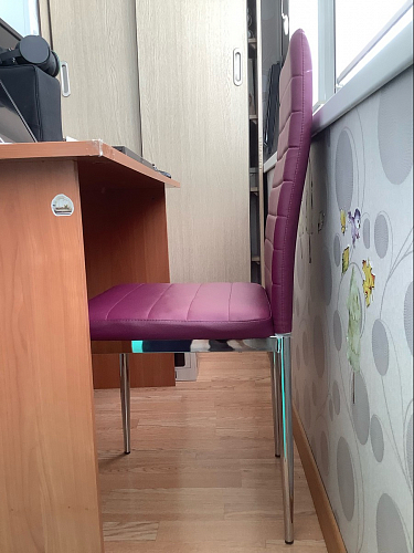 Стул на металлокаркасе DC2-001 purple фото покупателя 43