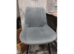 Стул на металлокаркасе Вейв светло-серый (hl 63) / 10К черный каркас фото покупателя 309