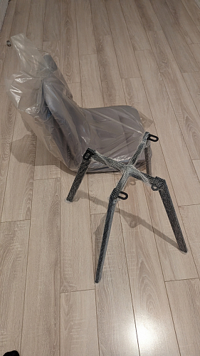 Стул на металлокаркасе Чилли бирюзовый / черный фото покупателя 1117