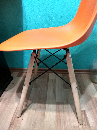 Пластиковый стул Eames PC-015 серый фото покупателя 495
