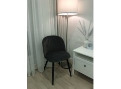 Стул на металлокаркасе Gabi 1 gray / black фото покупателя 230