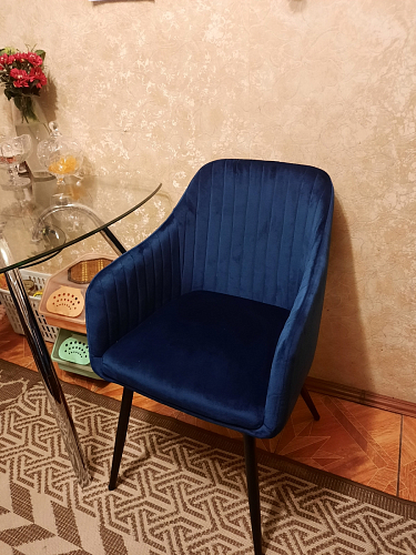 Стул на металлокаркасе Slam dark beige фото покупателя 88