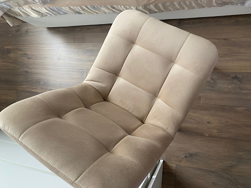 Стул на металлокаркасе Чилли горчичный / черный фото покупателя 1159