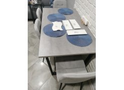 Стол Лота Лофт 140 25 мм черный матовый / бетон фото покупателя 870