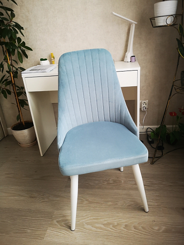 Стул на металлокаркасе Kora black / gray фото покупателя 34