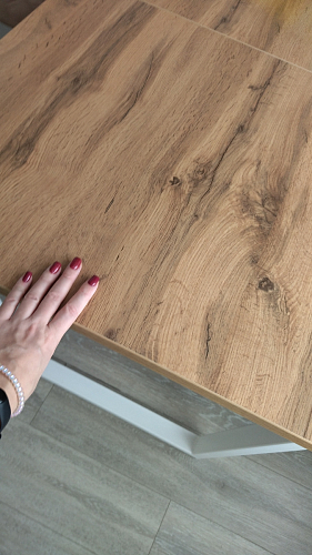 Деревянный стол Лота Лофт 120x75 дуб крафт табачный / черный матовый фото покупателя 431