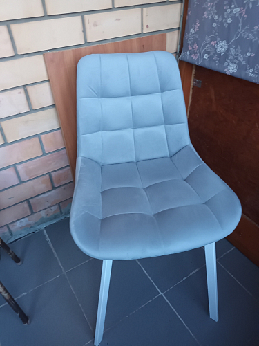 Стул на металлокаркасе Челси велюр коричневый / черный каркас фото покупателя 59