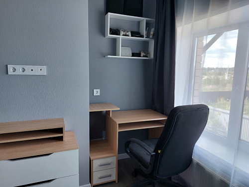 Стол компьютерный Джаз-24 правый венге фото покупателя 55