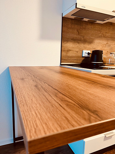 Барная стойка Дилан Лофт 120х40х98 дуб делано темный фото покупателя 181