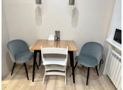 Стул на металлокаркасе Gabi 1 gray / black фото покупателя 752