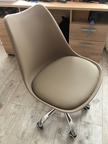 Компьютерное кресло Kolin с подушкой clear / white фото покупателя 58