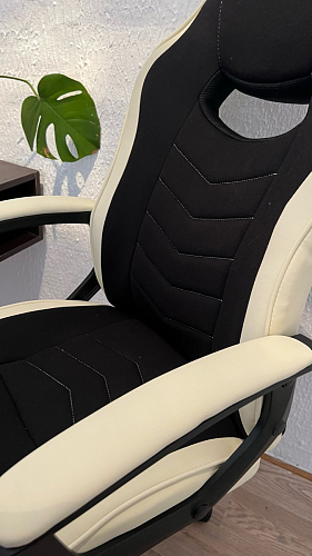 Компьютерное кресло Gamer черное / бежевое фото покупателя 62