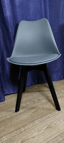 Деревянный стул Bonuss dark gray / black фото покупателя 38